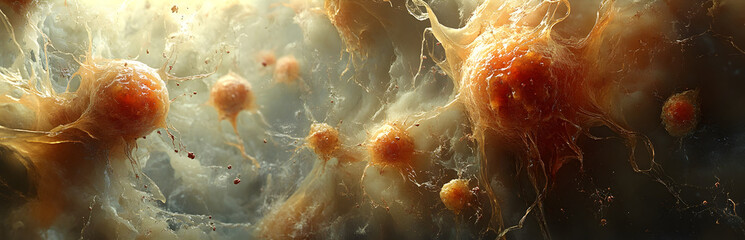 Aufkleber - Captivating cosmic nebula formation,filled with swirling,glowing gases and energy,illuminating the boundless mysteries of the ever-expanding universe.