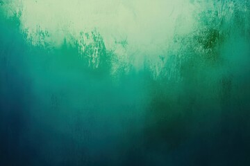 Poster - Color spectrum background, creative textured fusion of blue and green shades, illustration of soft green noise for visual art applications