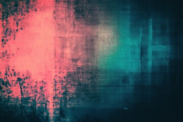 Poster - Captivating nostalgic visuals showcasing classic cctv or vhs pixelation effects. Smooth grainy gradient background texture for digital screens with gentle retro noise features