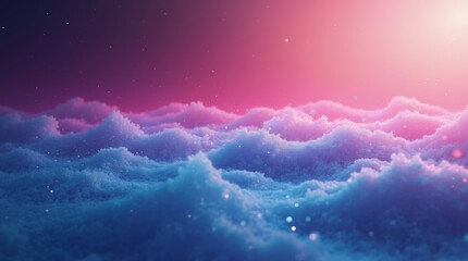 Purple magenta blue vaporwave gradient  background wide web header grainy texture vibrant colors banner design. Abstract smooth summer gradient background, web poster, header