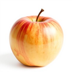 Apple isolated on white background full depth of field