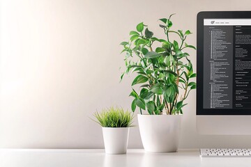 Poster - Interactive webpage design with hover effects and transitions, engaging user interface, modern web aesthetics.