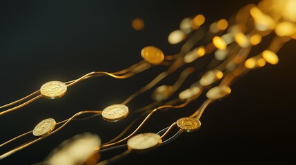 Poster - Dynamic 3D Financial Graph with Fluctuating Data