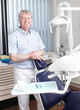 © peopleimages.com - Happy man, dentist or portrait in office for healthcare, business or friendly welcome. Mature orthodontist, smile or about us in private practice with pride for knowledge in oral hygiene in Canada