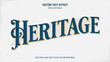 © ricks - Heritage style vintage editable text effect