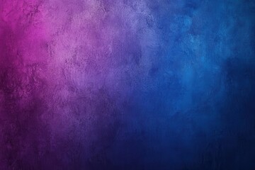 Poster - Vibrant gradient background in shades of blue and purple with dark noise texture for posters, headlines, or banner creations