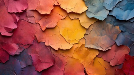 Wall Mural - Abstract colorful paper texture background