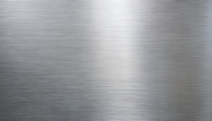 Aufkleber - Seamless Brushed Metal Texture Background with Horizontal Fine Grain and Soft Gradient for Industrial Design, Engineering Projects, or Modern Minimalist Aesthetic Applications