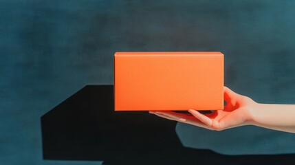 Aufkleber - Handheld orange box
