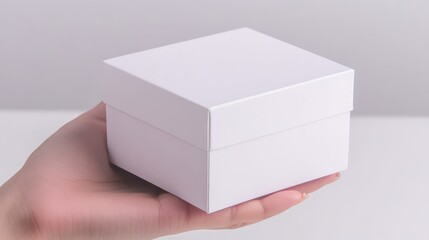 Poster - Elegant white box