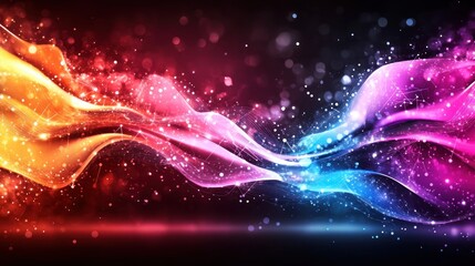 Aufkleber - Colorful waves