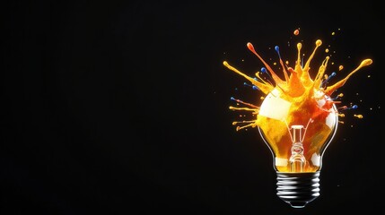 Poster - Creative splash of ideas