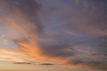 Sky with clouds