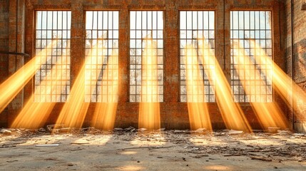 Aufkleber - sunlight through windows