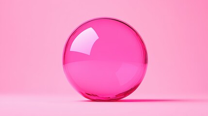 Aufkleber - Vibrant pink sphere