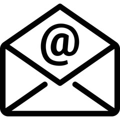 Simple vector icon mail