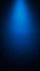 Canvas Print - Abstract blue background with a spotlight.