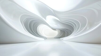 Poster - Fluid Harmony, a mesmerizing composition of flowing shapes and colors, creating a sense of movement and tranquility, inviting viewers to explore its endless possibilities.
