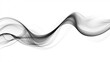 © Design House - Abstract black wave flowing on white background. Abstract black wave design isolated on white background. abstract black wave and curve design ,modern and smooth motion white background, generative ai