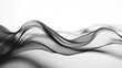 © Design House - Abstract black wave flowing on white background. Abstract black wave design isolated on white background. abstract black wave and curve design ,modern and smooth motion white background, generative ai