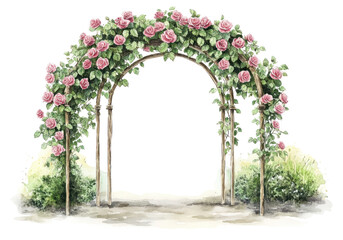 Wall Mural - PNG Garden Arches garden arch rose.