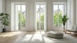 © Nuttaya Nampai - Bright and Airy Modern Living Room Interior Design