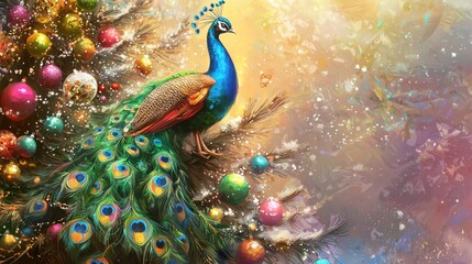 Peacock Paradise: A Proportional Challenge for Young Artists