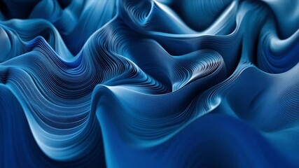 Poster - Blue gradient with metallic sheen â€“ Combining blue tones with a reflective
