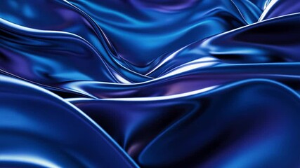 Poster - Blue gradient with metallic sheen â€“ Combining blue tones with a reflective