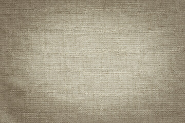 Wall Mural - hessian sackcloth woven jute burlap fabric cloth textile texture pattern background in sepia brown b
