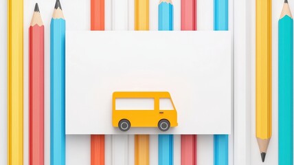 Poster - Organized Task Management Board Layout in 3D Style