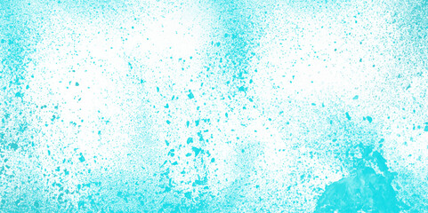 Wall Mural - Blue abstract watercolor background. Abstract surreal turquoise and white clouds .Abstract blue shades aquarelle illustration. Watercolor for creative grunge design, vintage cards, retro
