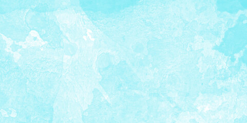 Wall Mural - Blue color dust particles explosion cloud on white background minimal design and artistic watercolor splashes background. Wallpaper Created Using Artificial Intelligence	
