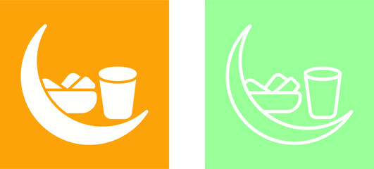 Poster - Fasting Vector Icon