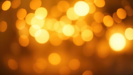 Abstract gold and brown bokeh background with blurred lights for design projects and digital art, digital art, creative, gold