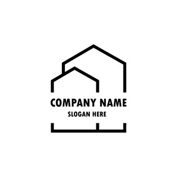Real estate Logo Design Unique and Creative Real Estate Logo Design Vector

