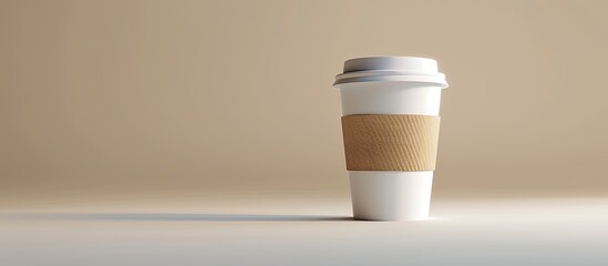 Poster - Coffee Cup. with copy space image. Place for adding text or design