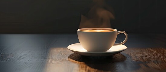 Poster - Coffee Cup. with copy space image. Place for adding text or design