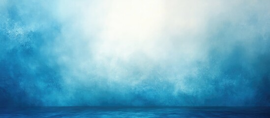 Leinwandbilder - abstract blue hazy canvas backdrop. with copy space image. Place for adding text or design