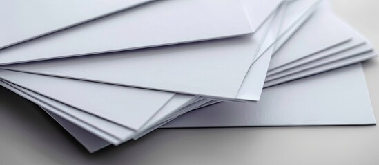 Poster - A series of empty cards. with copy space image. Place for adding text or design