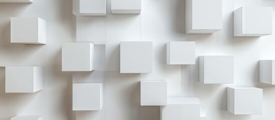 Aufkleber - white vertical poster surface. with copy space image. Place for adding text or design