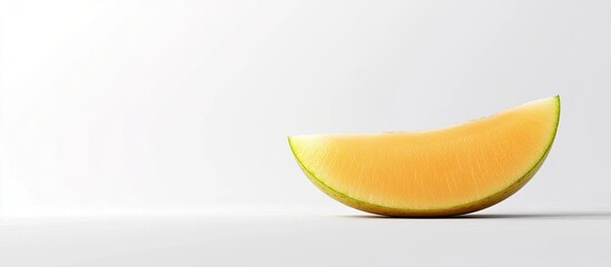 Wall Mural - Melon isolated on a white background Copy space available for text