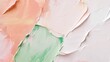 © Katty - Abstract painting with pastel colors and textured brush strokes