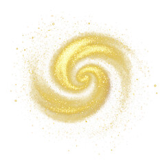 Canvas Print - png nebular spiral glitter confettis spiral nebula space.