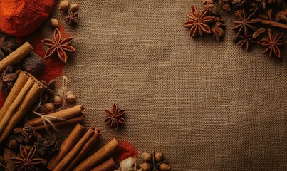 A spice rack with a variety of spices including cinnamon and cloves