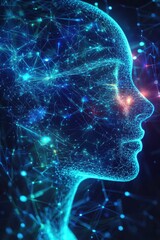 Poster - Abstract Representation of Artificial Intelligence Concept