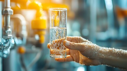 Aufkleber - Graphene structured Water Membrane Blocking Contaminants and Impurities for Clean and Pure Water Supply