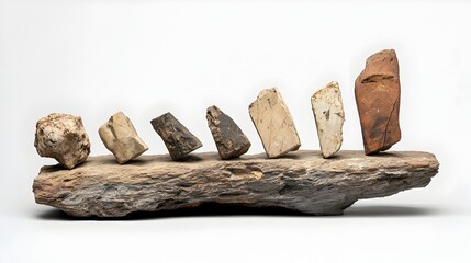 Poster - Precisely Organized Fossilized Shark Vertebrae Offering a Glimpse into the Prehistoric Underwater World and the Evolution of Marine Life