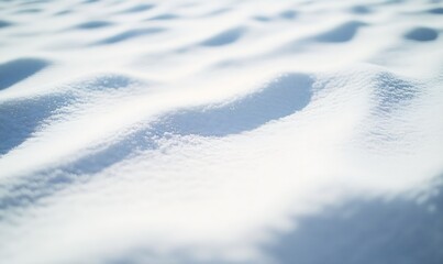Aufkleber - Serene Pristine Snow Dunes Capturing the Essence of Winter Tranquility and Purity : Generative AI