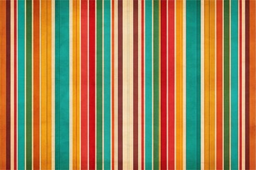 bold colorful stripes vintage aesthetic retro timeless charm